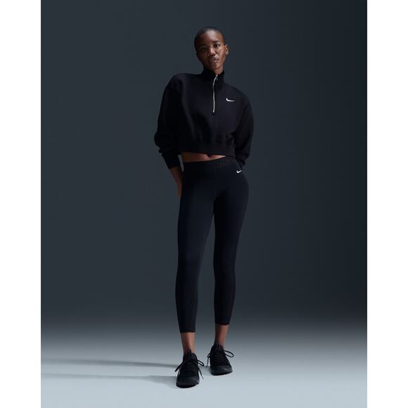 Nike Tops - NIKE 1/4 ZIP CROPPED SWEATSHIRT